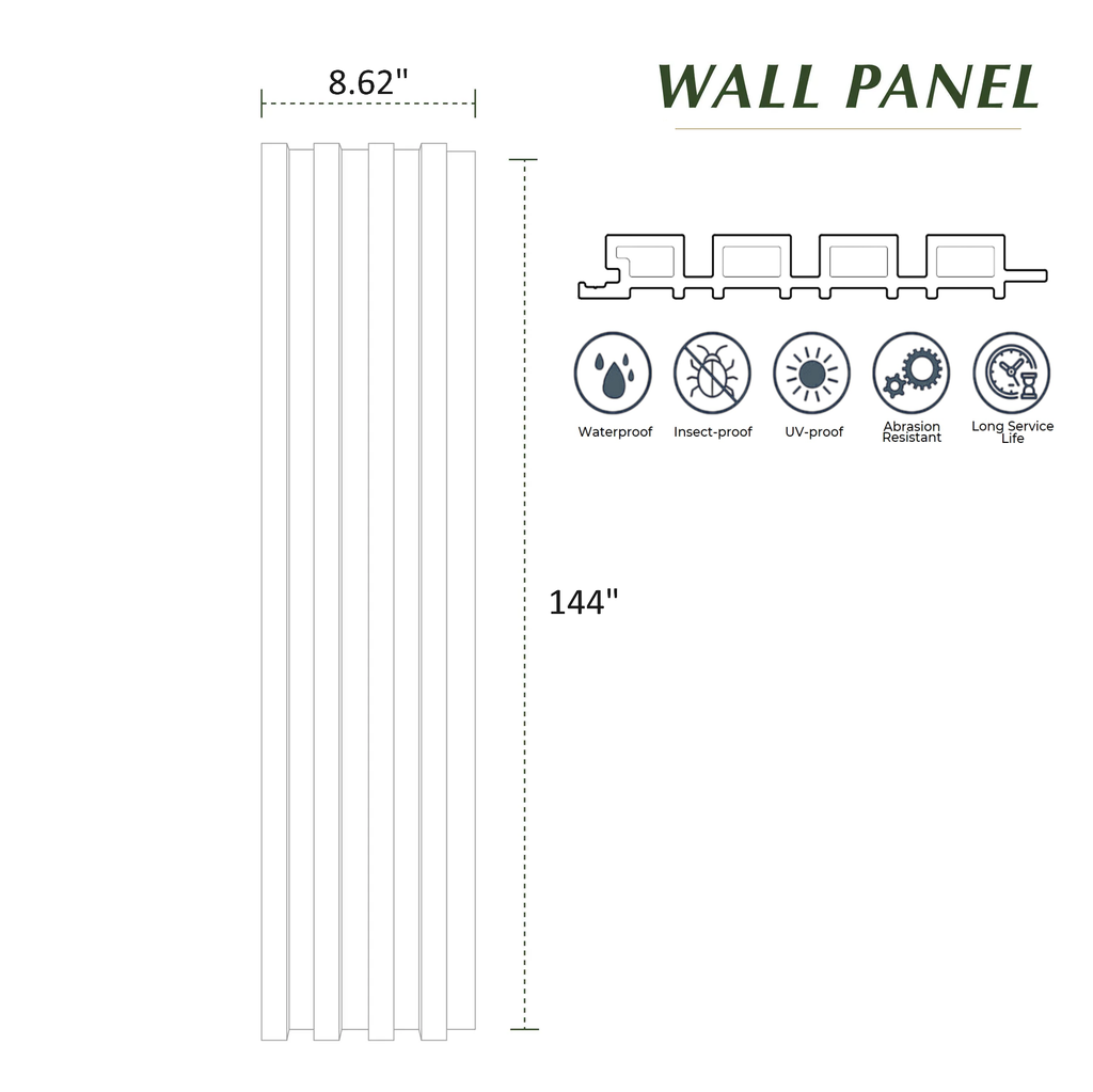 WPC Xtruewall Ancient Wood