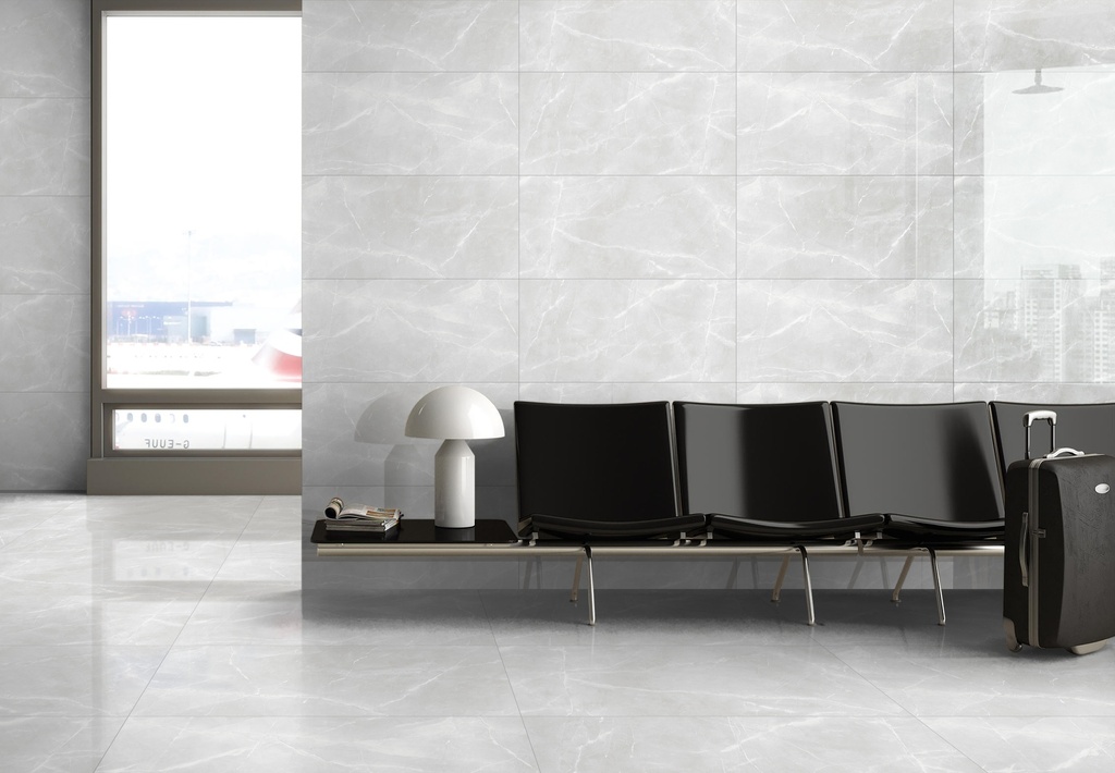 Earthstone White Polished 24X48