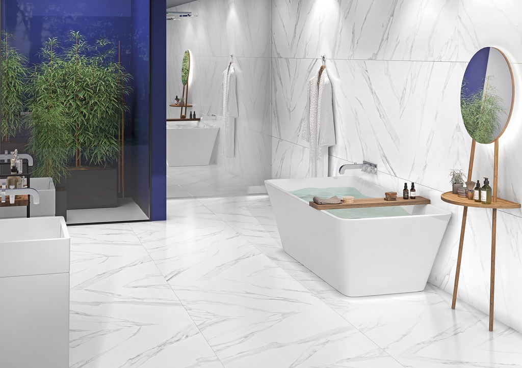 Bianco Carrara Acetinado Mate 36x36