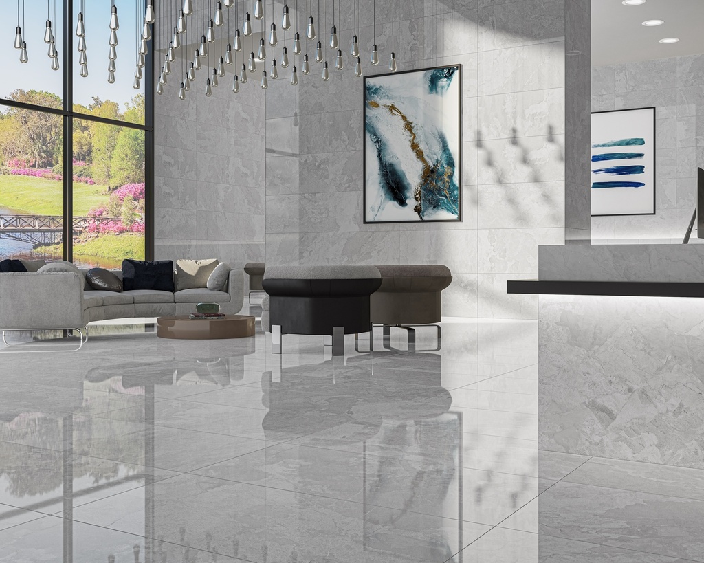 Camouflage Blanco Pulido 24x48