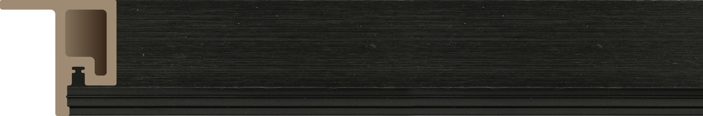 WPC Xtruewall Black End Trim