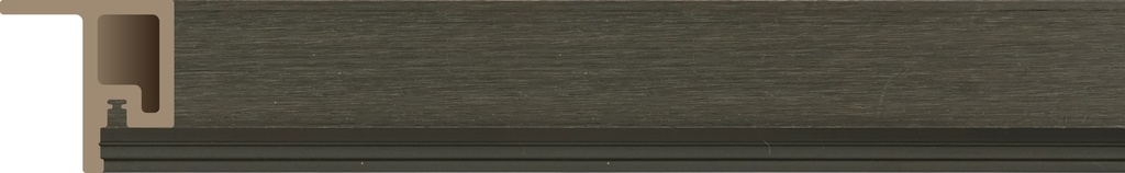 WPC Xtruewall Graphite End Trim