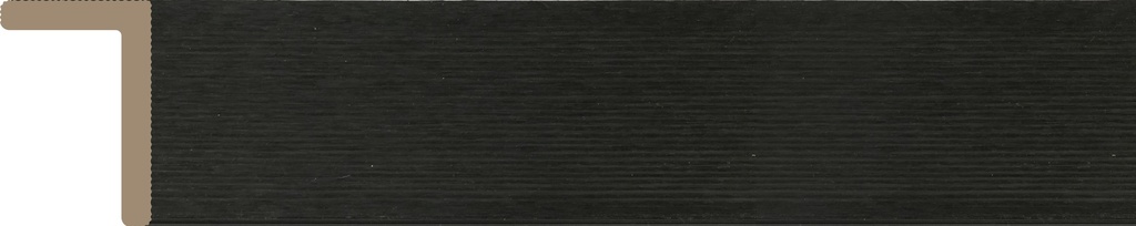 WPC Xtruewall Black L Trim