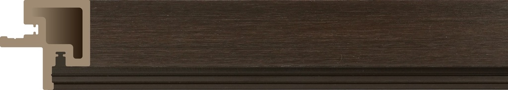 WPC Xtruewall Rosewood Outside Corner Trim