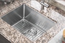 Medium Single Bowl Kitchen Sink R10  23"x18"  9" Depth  18G  L-UZ101X