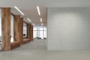 Evelyn Lux Ivory Rect 16x48