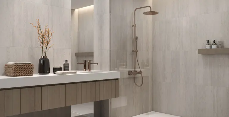 Travertine Gray 23.3x46.9 R