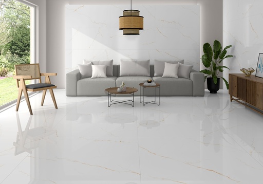 Thuile White Polished 23x47