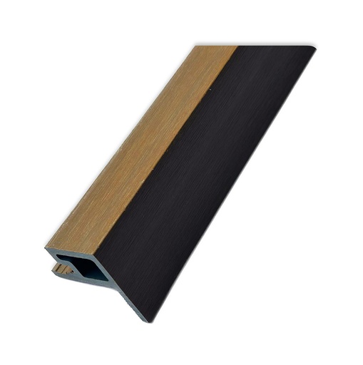 WPC Xtruewall Light Walnut End Trim