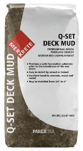 Q-SET Deck Mud Merkrete