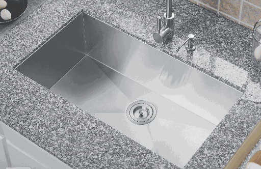 H-WS-CZ105 Single Bowl Kitchen Sink 10" Depth 16G