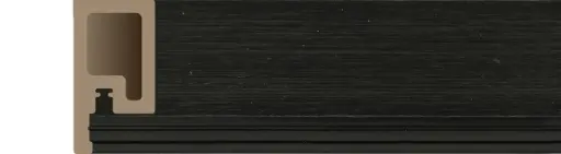 WPC Euro Xtruewall Charcoal End Trim