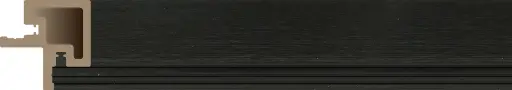 WPC Euro Xtruewall Charcoal Outside Corner Trim