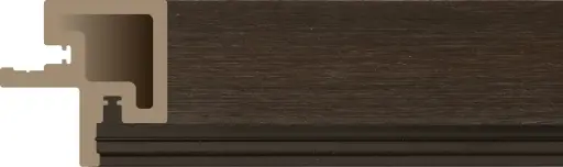 WPC Euro Xtruewall Rosewood Outside Corner Trim